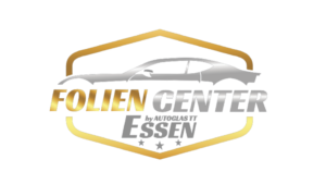 Logo des Folien Centers in Essen mit stilisiertem Auto.