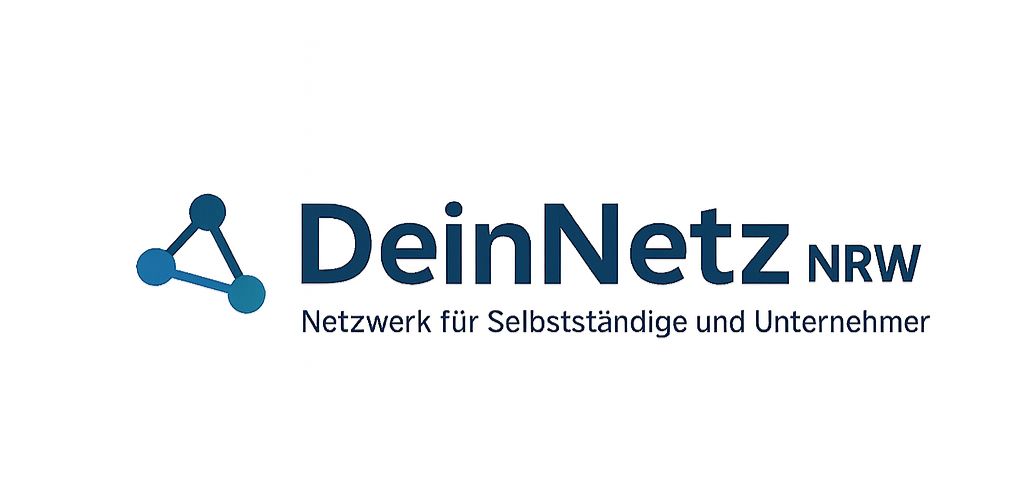 Logo von DeinNetz NRW, einem Netzwerk für Selbstständige und Unternehmer.